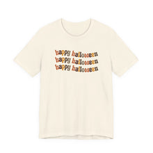 Load image into Gallery viewer, Halloween shirt, fall shirt, happy halloween shirt, retro shirt, halloween tee, halloween gift, retro halloween, cute halloween shirt