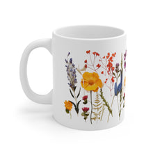 Load image into Gallery viewer, Colorful Pressed Flowers Mug