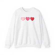 Load image into Gallery viewer, Three Hearts Sweatshirt