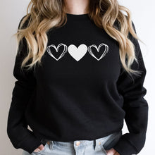 Load image into Gallery viewer, Hearts Crewneck Sweatshirt