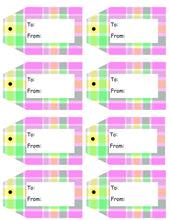Load image into Gallery viewer, Plaid Printable Gift Tags Volume 2 {10 different patterns - 80 Tags}