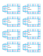 Load image into Gallery viewer, Plaid Printable Gift Tags Volume 2 {10 different patterns - 80 Tags}