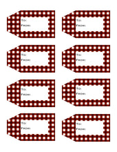 Load image into Gallery viewer, Plaid Printable Gift Tags Volume 1 {10 different Patterns - 80 Tags}