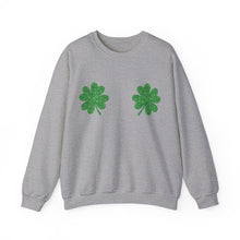 Load image into Gallery viewer, Double Clover Heart Sweatshirt

