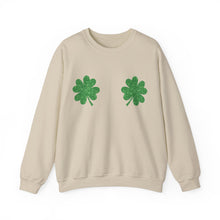 Load image into Gallery viewer, Double Clover Heart Sweatshirt
