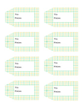Load image into Gallery viewer, Plaid Printable Gift Tags Volume 2 {10 different patterns - 80 Tags}
