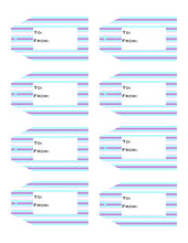 Load image into Gallery viewer, Striped Printable Gift Tags Volume 2  {11 different patterns - 88 Tags}
