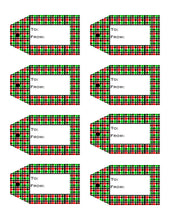Load image into Gallery viewer, Christmas / Holiday Printable Gift Tags  {10 different patterns - 80 Tags}
