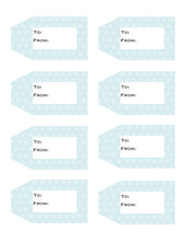 Load image into Gallery viewer, Christmas / Holiday Printable Gift Tags  {10 different patterns - 80 Tags}
