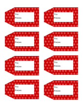 Load image into Gallery viewer, Christmas / Holiday Printable Gift Tags  {10 different patterns - 80 Tags}
